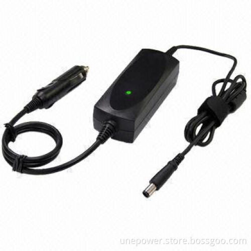 In-car Charger for Dell 19.5V 3.34A 65W 7.4*5.0mm with Pin Desk Type, Black Color